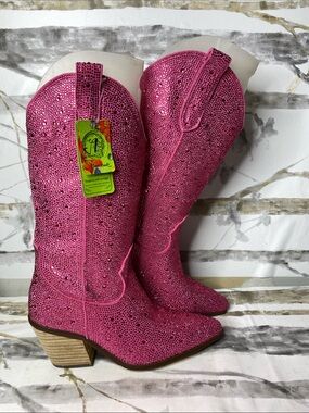 Mucccute Women’s Rhinestone Western Boots New